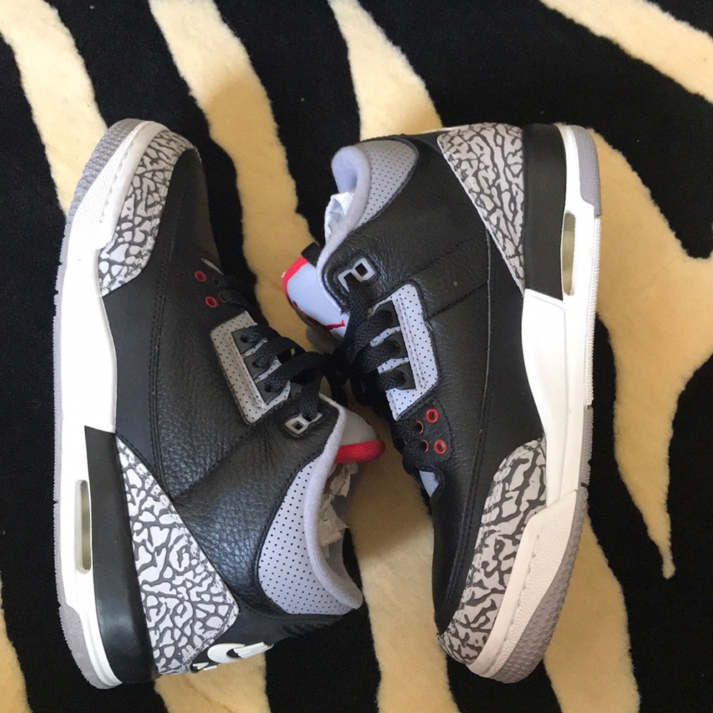7Y air Jordan 3 Retro OG BG with original box